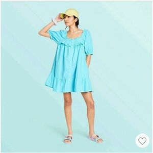 NWT Stoney Clover Lane x Target Aqua Mini Dress